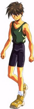 In his most common outfit of green tank and black spandex pants
